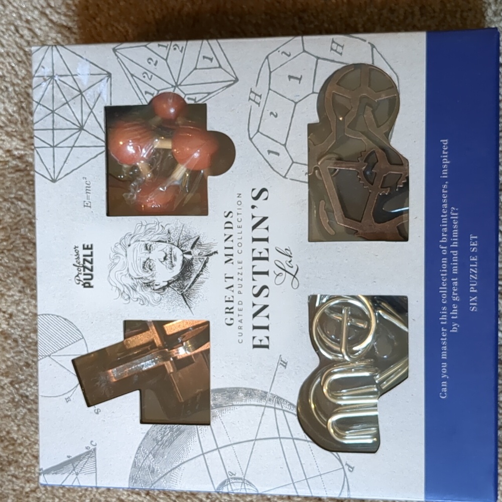 NWT Professor Puzzle New in Box Einstein's lab!